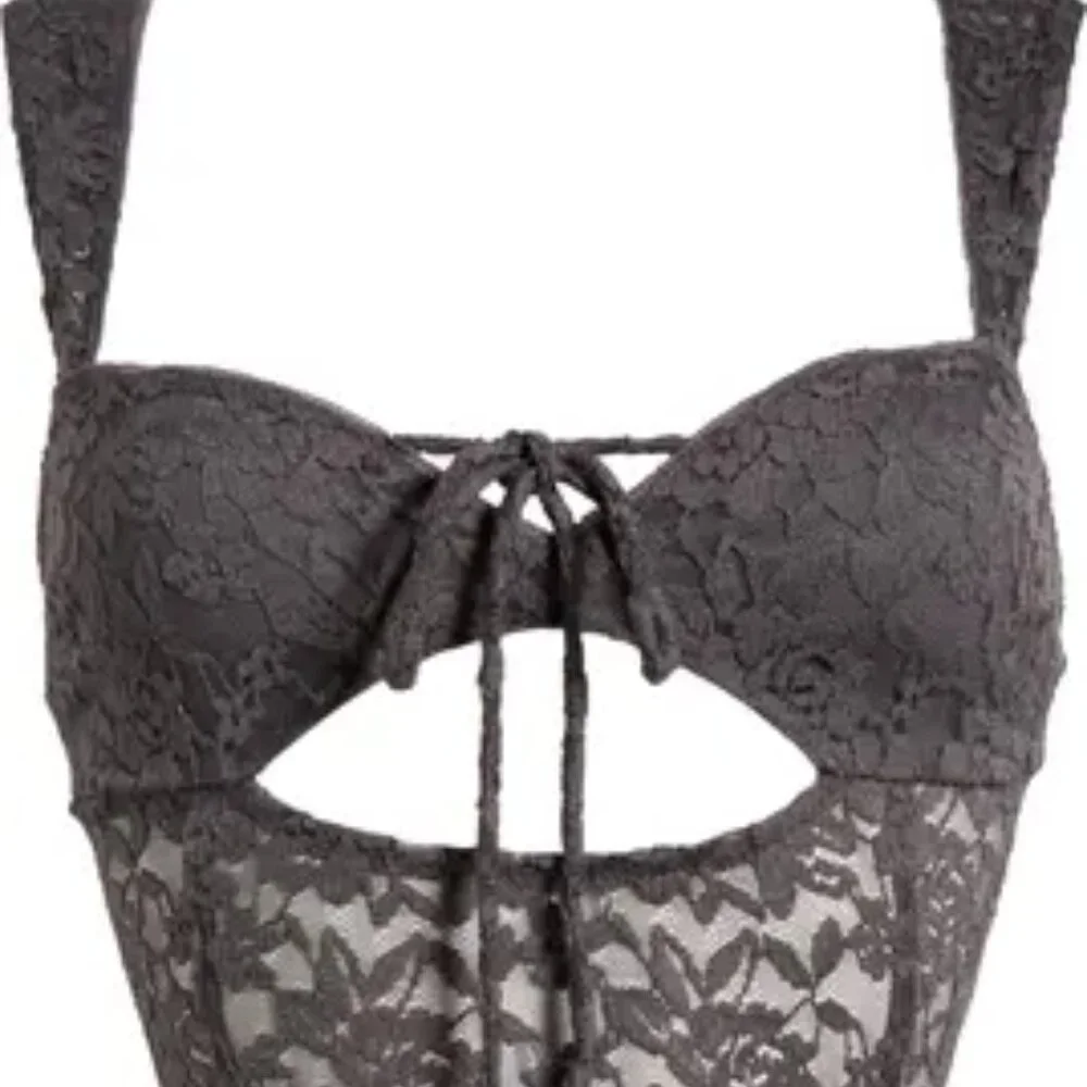 new Free People Strike a Pose Bodysuit in Color: Volcanic Glass
